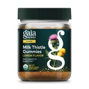 Gaia Yrtit Milk Thistle Gummies - kasviperäisten täydentää antioksidantti ominaisuuksia maksan terveys & maksa Detox - Sitruuna maku - 60 Vegan Gummies