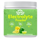 Elektrolyyttejä Ei sokeria, Elektrolyyttijuoma Mix, 5 vitamiinia & 6 Elektrolyyttejä, Keto ystävällistä, kaliumia ja suolaa, sokeriton nesteytysjauhe, sitruunanmaku 300g