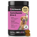 Koira Multivitamiini - 10 in 1 Koiran vitamiineja terveyden ja sydämen - Omega kalaöljy, Glukosamiini & Probiootit - Koiran vitamiineja ja täydentää ihon ja turkin (Chicken 180 ct)
