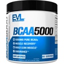 Evlution EVL BCAAS Aminohapot Powder - BCAA Powder Post Treout Recovery Drink and Stim Free Pre Treout Energy Drink Powder - 5g haaraketju Aminohapot täydentää miesten - makuamaton jauhe