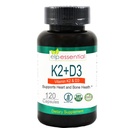 ELP OLENNAINEN K2-vitamiini D3-lisällä Bone and Heart Health, Capsules K2+D3-vitamiinit 120 kapselia