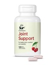 Sur Joint Support FruiteX-B Tart Cherry Kapselit - Vegan Nopeasti toimiva helpotus parempaan yhteiseen mukavuuteen ja liikkuvuuteen - Koko Tart Cherry ja Kalsium Fruktoborate, lihasten Recovery (120 kapselia)