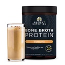 Antiikin ravitsemus Grass Fed, Cage Free, Bone Broth Protein Powder, 20g Protein, Hydrolysed Collagen Peptides, Keto & Paleo Friendly, Tukee Joint & Gut Health, Turmeeric, 20 tarjoilua