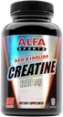 ALFA VITAMINS Suurin Creatiini Monohydraatti 1200 Mg 100 kapselia. Lihasmassa - Lihaksen kasvu - Jälkeen harjoitus toipuminen. Vähentää maitohapon vaikutuksia