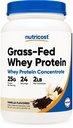 Nutricost Grass-Fed Whey Protein Concentrate (Vanilla) 2LBS - Denaturoimaton, GMO:ton, Gluteeniton