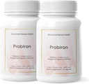 Ravitsemus Natural Health ProbIron - Naisten Probiootti + Rauta täydentää Tehostettu C-vitamiinia ja kuparia - Vegan Formula energian ja digestiivinen hyvinvointi - 60 kapselia