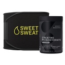Urheilu Tutkimus Creatine Monohydraatti ja makea hiki Waist Trimmer - Musta ja keltainen (pieni)