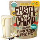 EarthChimp Organic Vegan Protein Powder - Probiootit - Non GMO, Dairy Free, Non Whey, Plant Based Protein Powder for Women and Men, Gluten Free - 52 Tarjoilua 64 Oz (Vanilla) No Scoop