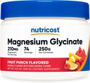 Nutricost Magnesium Glycinate Powder (Fruit Punch, 250 grammaa)