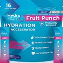 HydroMATE Elektrolyyttijauhe Hedelmät Punch Hydration Packets Matala sokeri 16