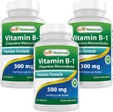 Best Naturals B1-vitamiini tiamiinimononitraattina 500 mg 120 tablettia (120.