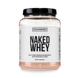 NAKED Strawberry Whey Protein Powder, Vain 3 Ainesosat, 25g Grass Fed Whey Protein Powder, Aid Muscle Growth & Recovery - 24 Tarjoukset