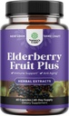 Musta Elderberry kapselit antioksidantti täydentää - Elderberry Immuuni tukea ihon täydentää ihovitamiinit ja Sambucus uute - Immuunijärjestelmän tuki