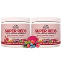 MAATILAT Super punaiset, Energizing Polyfenoli Superfood, yli 40 Super hedelmät ja marjat, Tehokkaat antioksidantit ja polyfenolit, Tukee energiaa, Tukee kiertoa, 40 tarjoilut, Mixed Berry