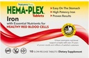 NaturesPlus Hema-Plex Silitysrauta - 10 hitaasti vapautuvaa tablettia - 85 mg Kelatoitu rauta - Total Blood Health - C-vitamiinin ja bioflavonoidien - Vegaani, Gluteeniton - 10 tarjoilua