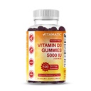 Vitamatic Sugar Free D3-vitamiini 5000 IU - 120 Gummies - Great Maku - Terveet luut, mielialan ja immuunijärjestelmän toiminta - ei-GMO - 120 Servings (5000 IU)