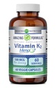 Amazing Formula K2 Menaq7 MK7 Täydennysosa ... 100 Mcg... Kasviskapselit...