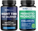 MAV NUTRITION Night Time Fat Burner Kapselit ja Probiootti & Prebiootti Kapselit ...