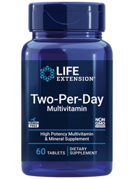 Life Extension Kaksi päivää monivitamiinia Päivittäinen annos vitamiineja ja kivennäisaineita miehille ja naisille - täydellinen olennainen vitamiini täydentää energiaa, terveyttä ... Gluteeniton ...