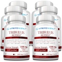 Hyväksytty Science Tribulus Terrestris - 360 kapselia - Boosts Testosteroni, parantaa urheilullinen suorituskyky, tukee lihasten kasvua ja korjaus - 95% Furostanol Saponins - Bioperine - Vegan - 6 pullot