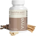 Buddha Spirit Ashwagandha -kapselit mustalla paprikalla - 100% Luomu, vegaaninen & gluteeniton - 60