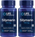Life Extension Silymarin ... Milk Thistle -uute ... tukee maksan terveyttä... Gluteeniton, ei-GMO, kasvissyöjä...