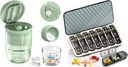 Pilleri Organizer 3 Kertaa päivässä - GloDeals Viikoittain pilleri Organizer 3 Kertaa päivässä, Suuri pillerilaatikko 7 Päivä Lääkkeet Järjestäjä pilleri tapauksessa, Pilleri säiliön haltija, Päivittäinen pilleri Laatikko 3 Kertaa päivässä, vitamiini, Valkoinen
