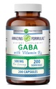 Hämmästyttävä Formula GABA kanssa B6-vitamiini täydentää .. 500 Mg per tarjoilu 200 kapselia...