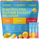Keto Vitals Original Electrolytes Powder Packets Keto Friendly Electrolyte Hydration Packs 