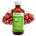 Luotettava-1 Laboratories Liquid B12 Daily Supplement 1000 mcg aikuisten miesten ja naisten - Natural Cherry maku