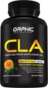 ORPHIC NUTRITION CLA Safloriöljyä täydentää - valmistettu safloriöljyä - 780mg Ei-stimulantti konjugoitu Linolihappoa miehille ja naisille* tukemaan painonpudotusta ja aineenvaihduntaa* - 60 Softgels