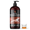 Pure Wild Alaskan Salmon Oil for Dogs & Cats Iho ja takki - Fish Oil Liquid with Pump - Tukee Joint Function, Immuuni & Heart Health - Omega 3 Liquid Food Supplement - All Natural EPA + DHA - 32oz