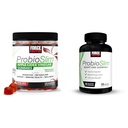 Force Factor ProbioSlim Apple Siideri Viinietikka Gummies with LactoSpore Probiootit, 120 Count & ProbioSlim Painonlasku Essentials Daily Ruoansulatuskanavan Probiootti, 120 kapselia