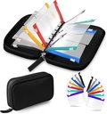 Water-Proof Pill Pouch Set, Viikoittain Järjestäjä 2 Kertaa päivässä, Löysät-Leaf Storage Värikoodatut Medicine Pouchs, Uudelleen käytettävä Matka Medicine Organizer, Zippered