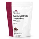 Bariatric Advantage Calcium Citrate Chewy Bites 500 mg - Erittäin imeytyvä & Digestable - D3-vitamiini - Helposti pureskeltava kalsium Suklaa Maku - 90
