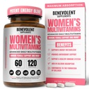Monivitamiini naisille - täydennysosa energia, immuniteetti, & naisten tuki - Päivittäiset vitamiinit naisille, joilla on biotiini, kalsium, magnesium - ei-GMO, kasvissyöjä naiset ...