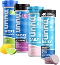 Nuun Hydration Elektrolyyttitabletit - liukeneva veteen, täydellinen pakkaus ... 5 Essential Electrolytes for Hydration 1g Sugar Drink Mix 