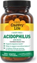 Maa Life Acidophilus Probiotic Supplement for Women & Men - Free from Common Allergens - 2,4 Miljardeja PMY:itä tukemaan Ruoansulatusta - Dairy-free, non-GMO, 100 Vegan Kapselit