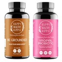 Happy Healthy Hippi Vaginal Probiootit naisille & pohjalla Stressi Relief