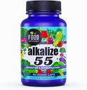 The Food Movement - Alkalize 55 55 Fermented Foods with Black Earth Hummer Fulvic Trace Minerals, Electrolytes, pH Balance, Immuuni Boosting, Vegan - 60 Kasvismyssyt
