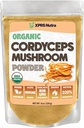 XPRS Nutra Organic Cordyceps Mushroom Powder - Premium Cordyceps Sienet - Real Sienet Cordyceps Powder Supplement for Energy and Immunity Support - Vegan-Friendly Mushroom Cordyceps (8 oz)