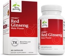Terry Luonnollisesti HRG80 Red Ginseng Mies Power - Verenkierto & Endurance Support Supplement - Ravintolisä Ginseng & Sinkki - Kasviperäisten täydentää energiatukea - 48 kapselia