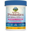 Terranics Daily Probiootit naisille, 200 miljardia 32 kanta Naiset Probiootit, karpalo, prebiootit ja entsyymit, tasapainottaa emättimen Flora & pH, Viivästynyt vapautuminen, hyllytabletti, 60 vegan Caps