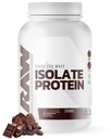 RAW Whey Isolate Protein Powder, Dark Chocolate - 100% Grass-Fed Sports Nutrition Whey Protein Powder for Muscle Growth & Recovery - Low-Fat, Low Carb, Luonnollisesti Makeutettu & Makeutettu - 25 tarjoilut