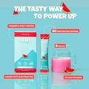 Everest Essential, Kid's Clear Whey Protein Powder (Watermelon, 10 Packets) Protein Drink Mix lapsille, Elektrolyyttejä lapsille, 8g Protein Per Serving, Non GMO, Nolla Lisätty sokeri