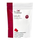 Bariatric Advantage Multi Chewy Bite - Pehmeä puru monivitamiinia bariatriseen kirurgiaan potilaille - Purukelpoinen monivitamiini Foolihapon, D3-vitamiinin ja enemmän - Mansikka vesimelonin maku - 60