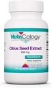 Nutricology Citrus Seed Extract Supplement - Greippisiemenuute 500 mg, tukee aineenvaihduntaa toiminto, Contaminantti vapaa, kasvissyöjä kapselit - 120 Count