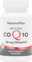 NaturesPlus Beyond CoQ10 50 mg - 30 Softgels - Tarjoaa korkea-vahva Ubiquinol - Tukee yleistä hyvinvoivaa - 30 tarjoilut