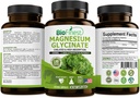 Biofinest kelated magnesium Glycinate 200 mg täydennysosa - Terve sydän Bowel liike Immuuni Energy Metabolia mieliala mieliala uni - valmistettu Yhdysvalloissa (120 kapselia)